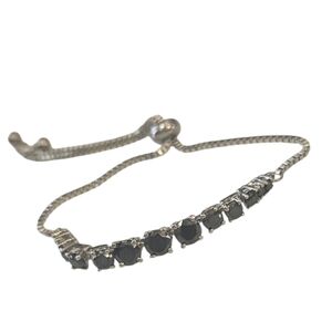 CZ Black Diamond Bracelet